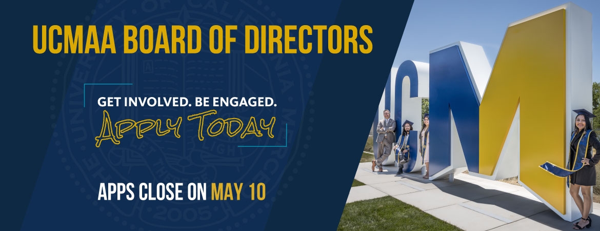 Get involved, be engaged. UCMAA Board apps close on May 10, apply today!