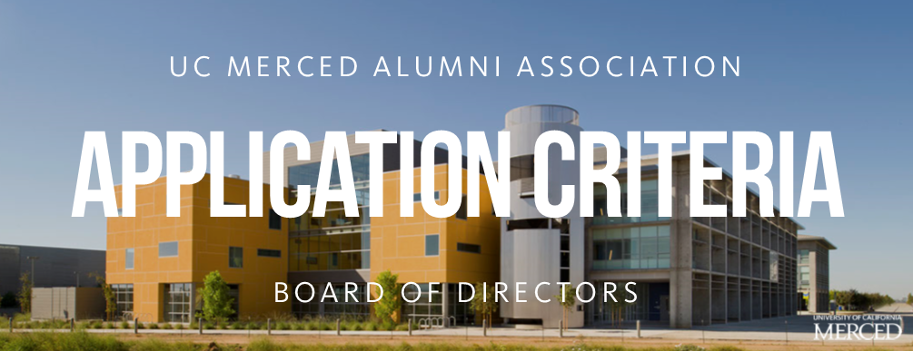 UCMAA Board Application Criteria